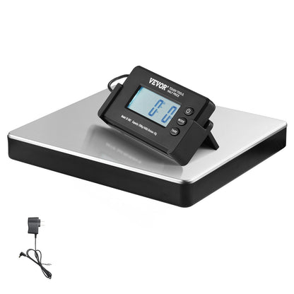 Fraktvåg Digital postvåg 440 lbs x 1,7 oz. AC/DC-paket LCD