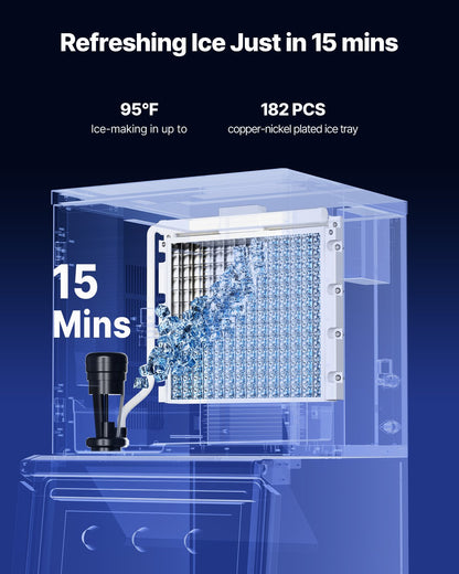 Commercial Ice Machine 450 lbs/day Self Cleaning Ice Machine - Head Only