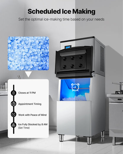 Commercial Ice Machine 500 lbs/24 hr Self Cleaning Ice Machine - Head Only