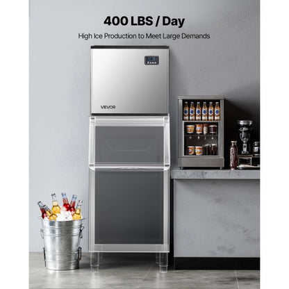 Gewerbliche Eismaschine - Selbstreinigende Eismaschine mit einer Kapazität von 180 kg/Tag