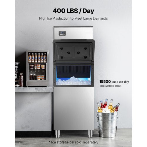 Gewerbliche Eismaschine - Selbstreinigende Eismaschine mit einer Kapazität von 180 kg/Tag
