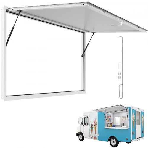 188x102 cm Markis för servering av matvagnar