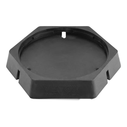 RV Leveling Pads Permanent Fixed Gummi Jack Pad 9" Runda Feet 6-Pack