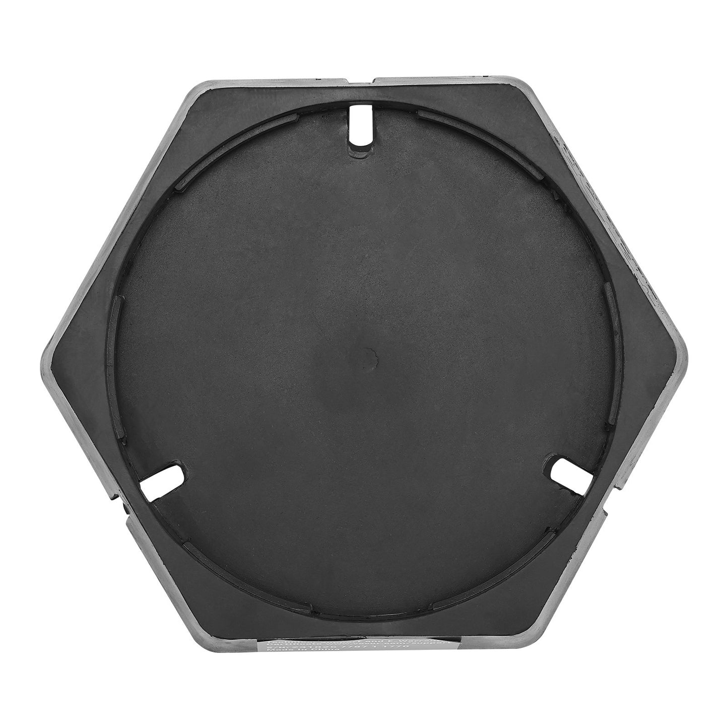 Nivellierpads für Wohnmobile, runde Landefüße (23 cm), fest angebrachte Wagenheberstabilisatoren, Gummi-Wagenheberpads, 2276 kg Tragkraft pro Wohnmobil-Wagenheberpad, Sattelkupplung, Wohnwagenanhänger, Wohnmobile der Klasse A/C (4er-Pack)