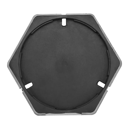 Nivellierpads für Wohnmobile, runde Landefüße (23 cm), fest angebrachte Wagenheberstabilisatoren, Gummi-Wagenheberpads, 2276 kg Tragkraft pro Wohnmobil-Wagenheberpad, Sattelkupplung, Wohnwagenanhänger, Wohnmobile der Klasse A/C (4er-Pack)