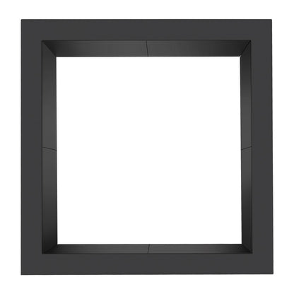 Feuerstellenring, quadratisch, 91,4 x 91,4 cm, äußere Stahlauskleidung, DIY-Lagerfeuerring, Feuerstelle