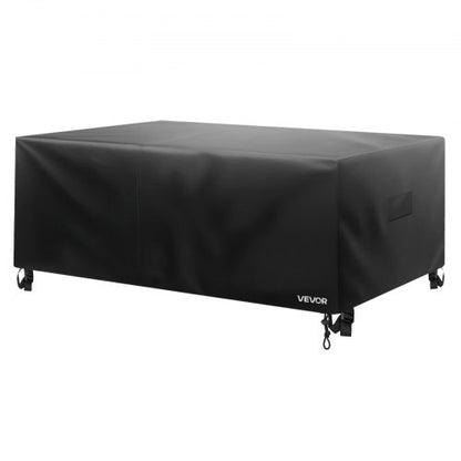 Möbelöverdrag för uteplats, 420D, vattentätt, bord, stolar, soffa, 227x152 cm
