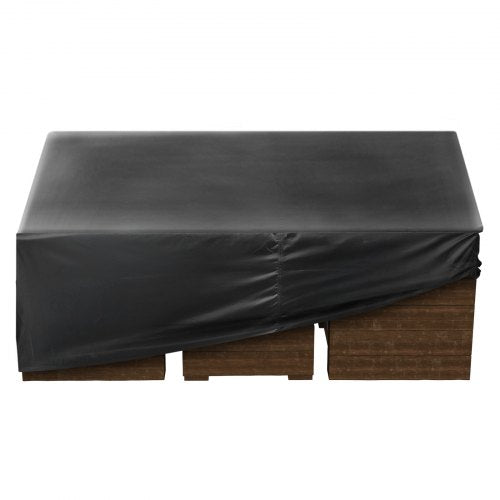 Möbelöverdrag för uteplats, 420D, vattentätt, bord, stolar, soffa, 237x237 cm
