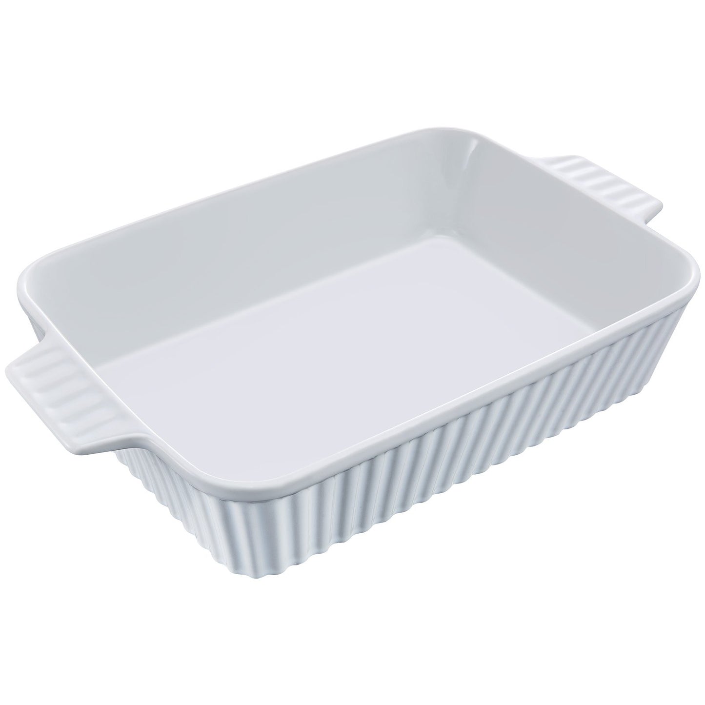 Ceramic baking dish Rectangular casserole Deep for baking and serving