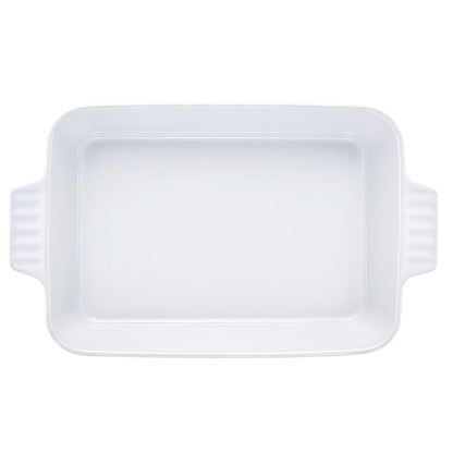 Ceramic baking dish Rectangular casserole Deep for baking and serving