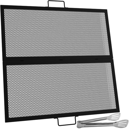 Fyrkantigt matlagningsgaller Eldstadsgrill med X Marks hopfällbar 36" x 36