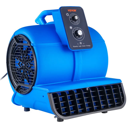 Golvfläkt 1250 RPM 2600 CFM Air Mover med 4 blåsvinklar 3-hastigheter