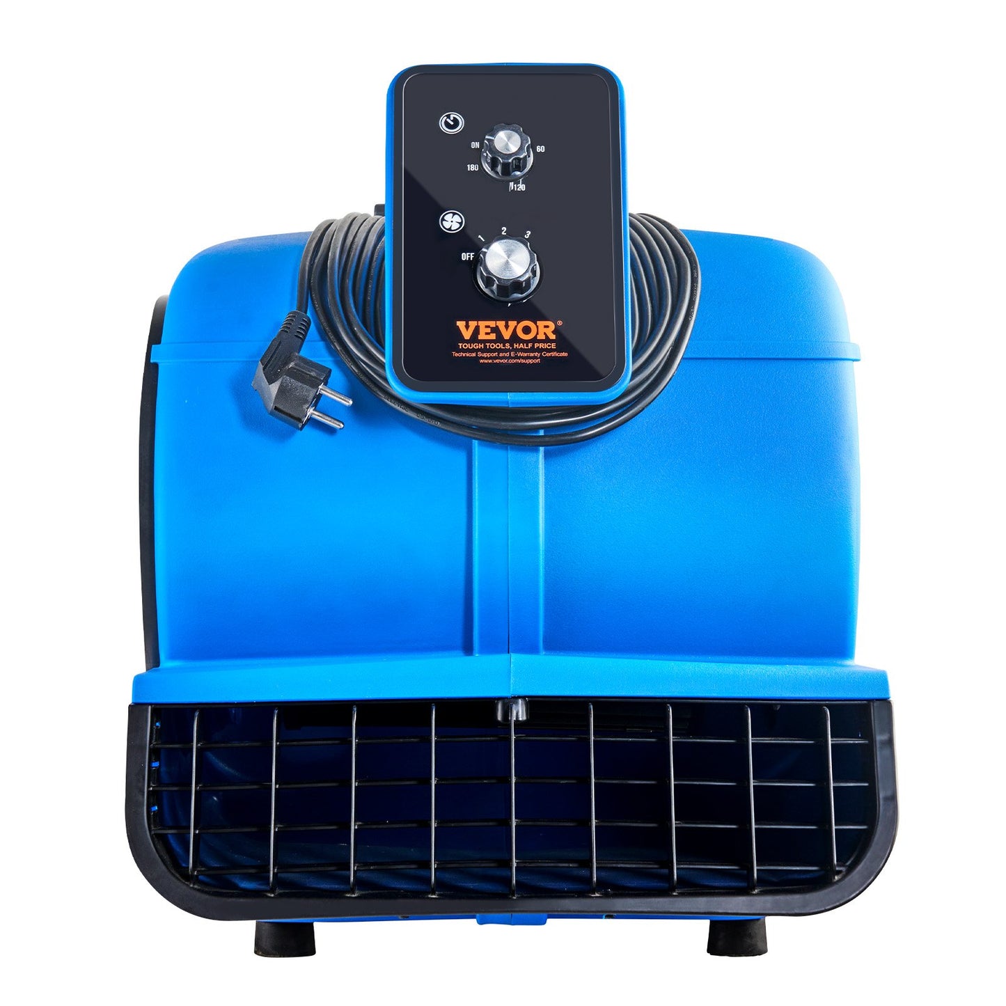 Golvfläkt 1400 RPM 4000 CFM Air Mover med 3 blåsvinklar 3-hastigheter