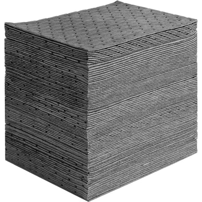 Spillabsorberande dynor, universell absorberande matta Absorberar upp 45,4 L, 330 x 250 mm Polypropenabsorberande dyna för olja, vatten och andra vätskor, 100 st.