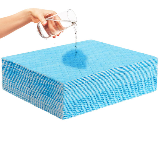 Saugpads, Wasserabsorbierende Matte in Spenderbox, 22,7L Fassungsvermögen, 380 x 480 mm Saugpad aus Polypropylen für Wasser, 30 Stück pro Box