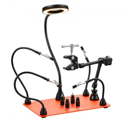 Magnetische helfende Hände Lötstation 3-fache Vergrößerung Lampe Air Gun Halter