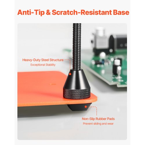 Magnetisk Hjälpande Händer Lödstation 3X LED Förstoringslampa 4 PCB Hållare