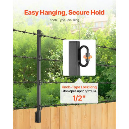 Fence Extension 12-Pack 32.1 Inch Surface Mount Fence Extension Arms | EU