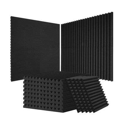Acoustic Foam Panels 80-Pack 12 x 12 x 1 Inch for Studio Wall and Ceiling