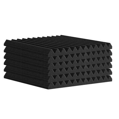 Akustiska skumpaneler 52-pack 12 x 12 x 1 tum för studiovägg och tak