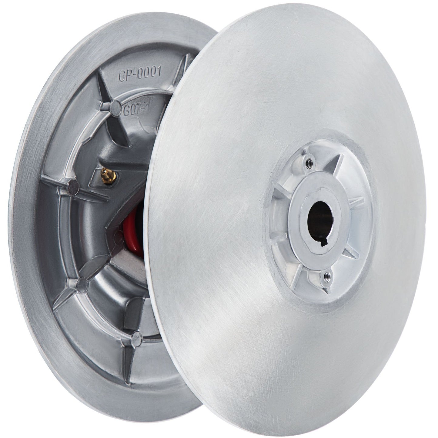 Golf Cart Secondary Drive Power Clutch Kit Metal Surface Drive Clutch 1985-2007 Driven Clutch Kit Compatible with Yamaha Low End G2-G28 Golf Cart (with spring)