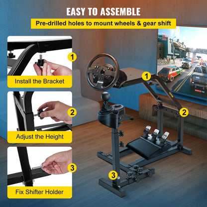 G29, G27 och G25 Racing Simulator rattstativ GT Racing Simulator rattstativ, hjulstöd och pedal ingår inte