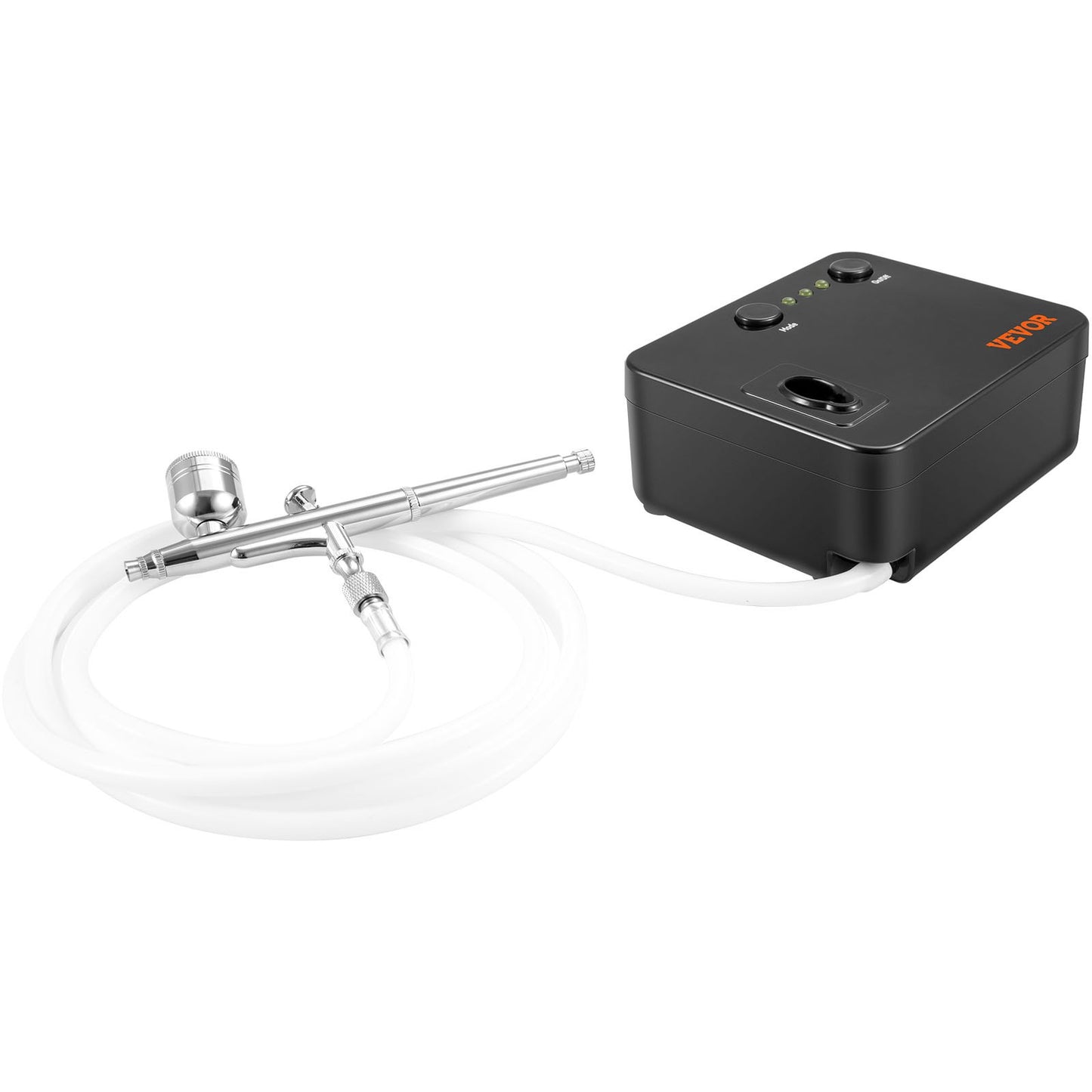 Airbrush Kit, Portabel Airbrush Set med Kompressor, Airbrushing System Kit med Multi-purpose Dual-action Gravity Feed Airbrushes, Art Nail Cookie Tattoo Makeup Tårta Dekoration Spray Model Craft
