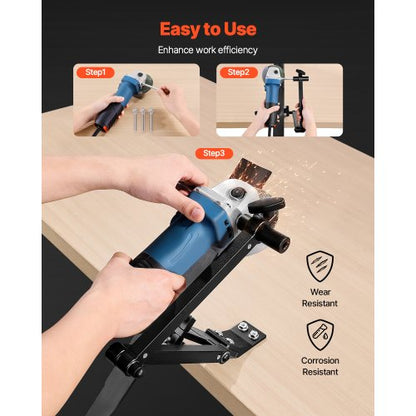 Lawnmower Blade Sharpener 15°-45° Adjustable Lawnmower Blade Sharpener