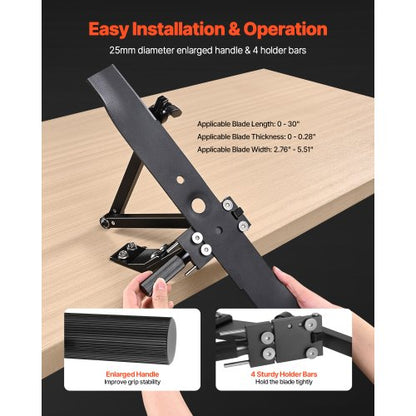 Lawnmower Blade Sharpener 15°-45° Adjustable Lawnmower Blade Sharpener