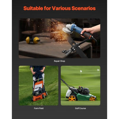 Lawnmower Blade Sharpener 15°-45° Adjustable Lawnmower Blade Sharpener