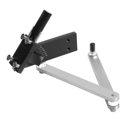 Lawnmower blade sharpener with blade balancer 15° to 45° adjustable