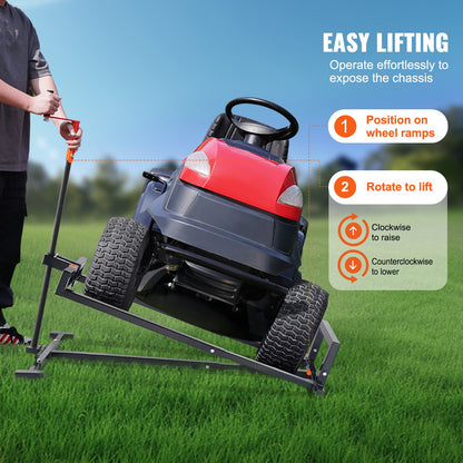 880 Lbs Ride on Lawn Mower Lift Jack for Lawn Mowers and Garden Tractors