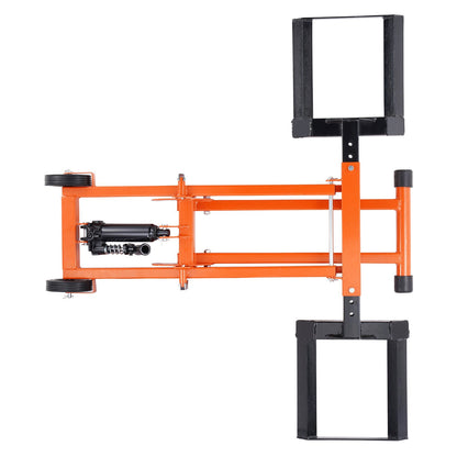 500 pound lawn mower lift with hydraulic jack for riding lawn mower