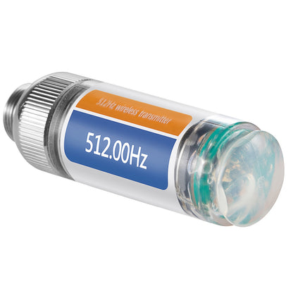 512HZ sond 8/5\" och 1/4-20\" kopplingar Styv avloppslokaliserare för lokalisering och detektering av små avlopps- och rörledningar, silver