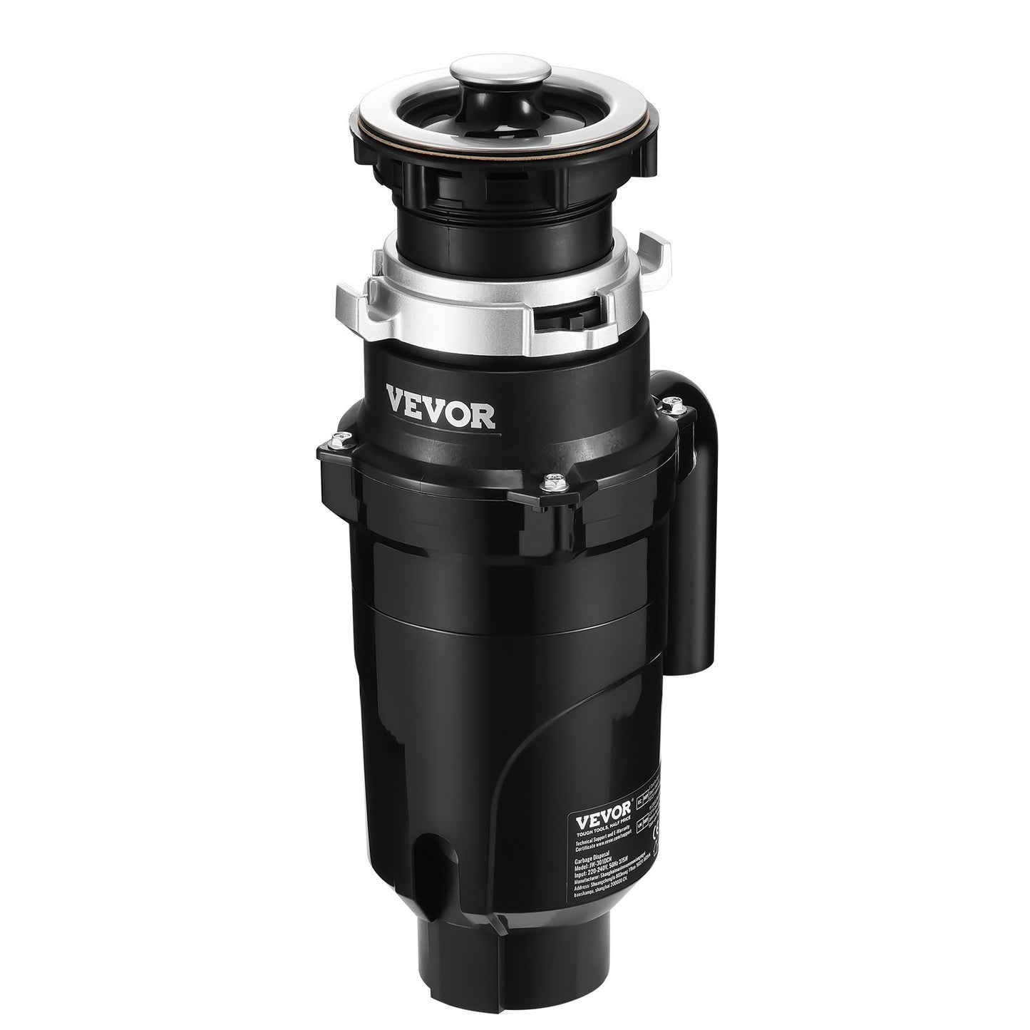 Garbage Disposal 1/2 HP Continuous Food Waste Disposal 3820 RPM EZ Connect