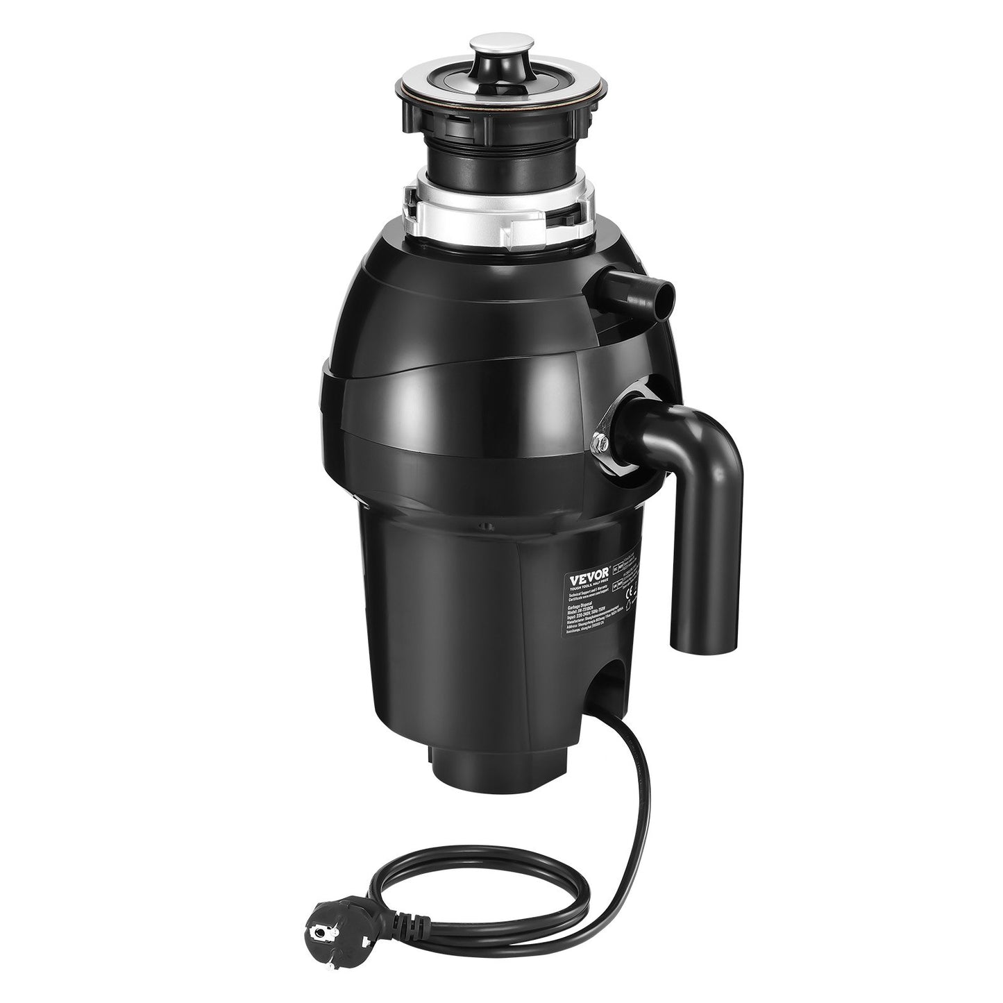 Sophantering 1 HP Kontinuerlig matavfallshantering 3960 RPM EZ Connect