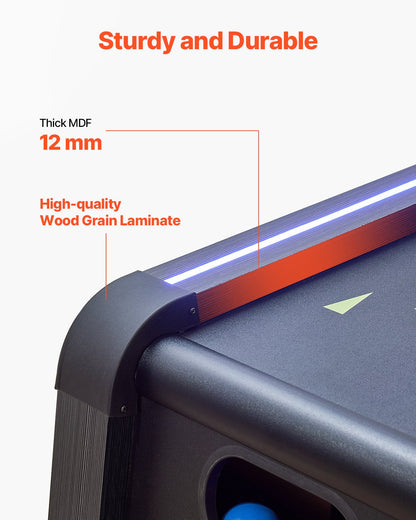 9 ft Roll &amp; Score Arcade Game Table Electronic Scorer Game Room 4 Balls