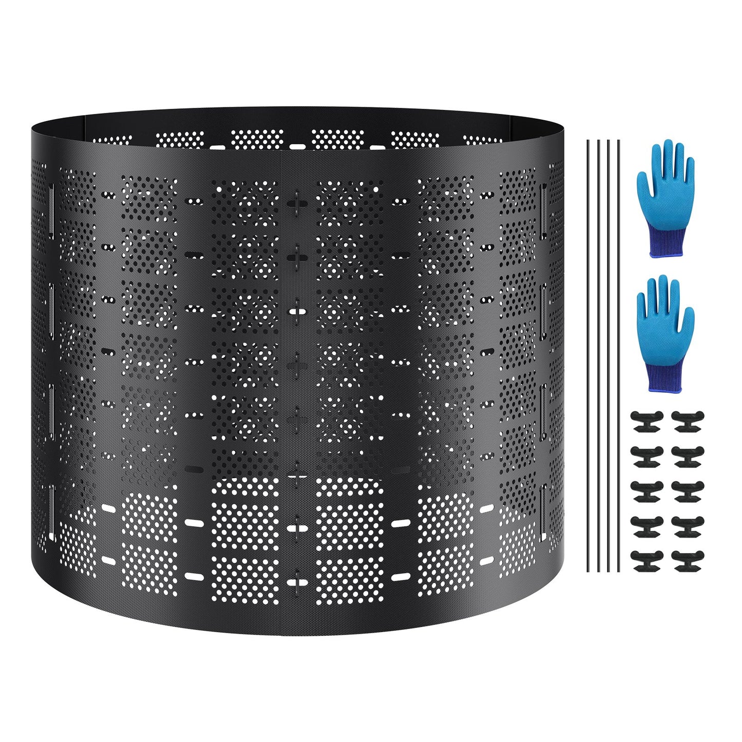 Compost Bin 832.8 L, Expandable Outdoor Composter, Easy to Set Up &amp; Large Capacity Composting Bin, Rapid Creation of Fertile Soil