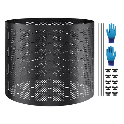 Compost Bin 832.8 L, Expandable Outdoor Composter, Easy to Set Up &amp; Large Capacity Composting Bin, Rapid Creation of Fertile Soil