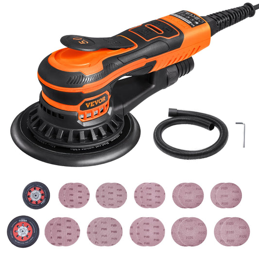 Random Orbital Sander 5 & 6-tums Borstlös Orbital Sander 10000 PRM