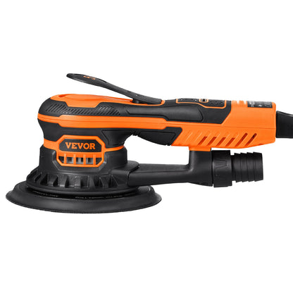 Random Orbital Sander 6'' Palm Sander 10 ST Sandpapper 6 Variabel hastighet