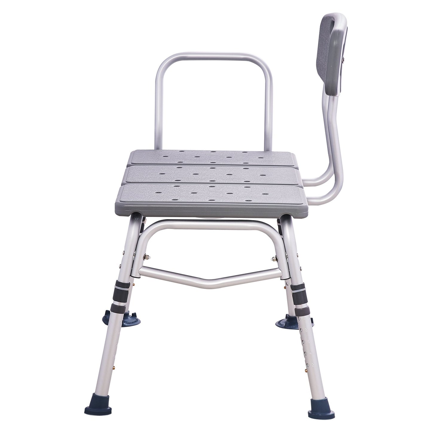 Tub Transfer Bänk Badkar Duschstolar med vändbart ryggstöd 400lbs