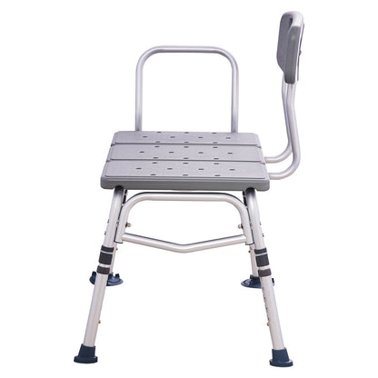 Tub Transfer Bänk Badkar Duschstolar med vändbart ryggstöd 400lbs