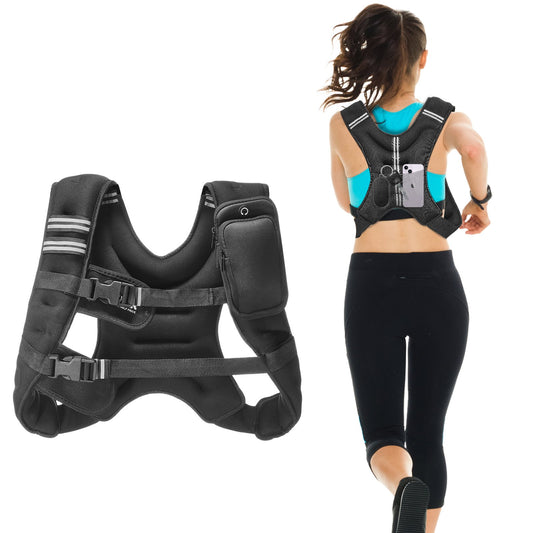 12lb Weighted Vest for Men Women Strength Training Equipment