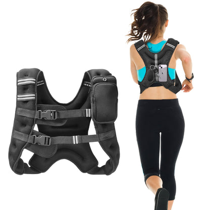 16lb Weighted Vest for Men, Women, Strength Training Workout Equipment