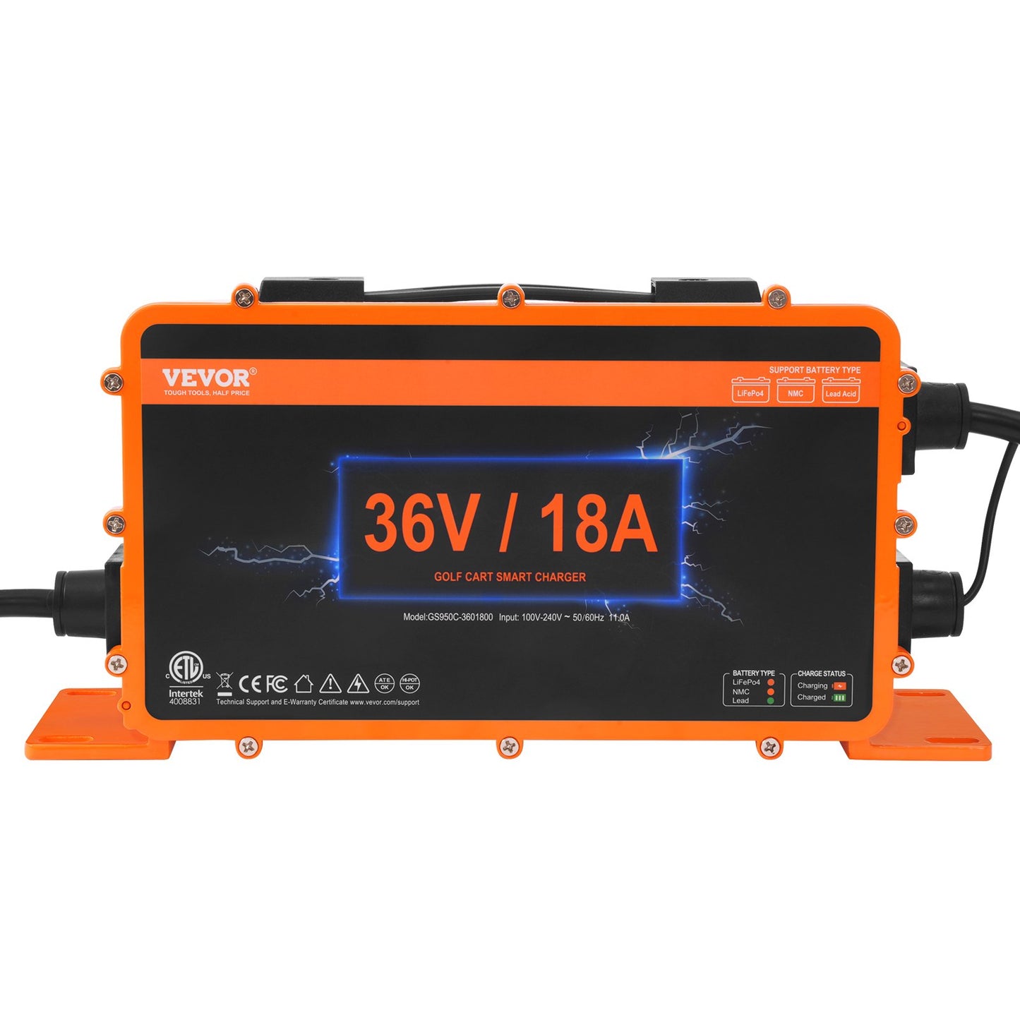 36 Volt 18 AMP Golf Cart Batteriladdare för Club Car EZGO Yamaha Crowfoot