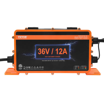36 Volt 12 AMP Golfvagn Smart batteriladdare för EZGO D-Style IP67 ETL
