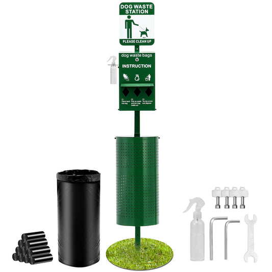 Dog waste station with 600 dog poop bags Commercial Park Pet Poop Station