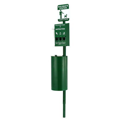 Dog waste station with 600 dog poop bags Commercial Park Pet Poop Station