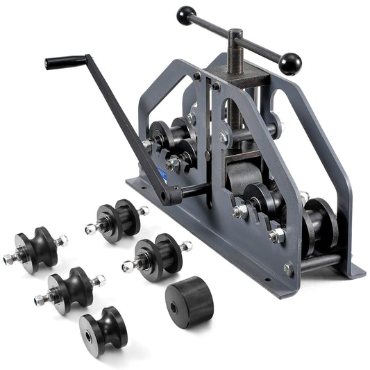 Tube Roller Bender Max 1-1/2" Manuell Tube Pipe Roller Bender med 6 dys